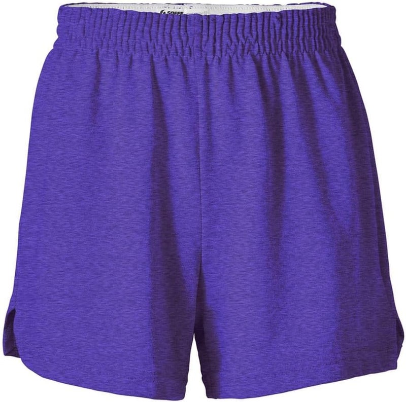 Girls' Authentic Cheer Shorts – Soft Cotton Blend Gym Shorts for Cheerleading, Dance, Running, Fitness, & Casual Wear – Elastic Waistband, Vibrant Colors, Durable & Easy Care